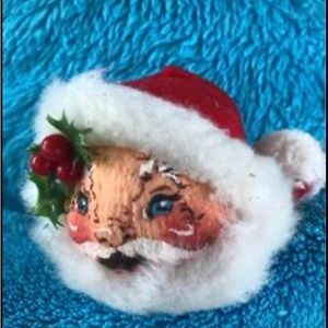 AnnaLee Santa Head ornament 1967